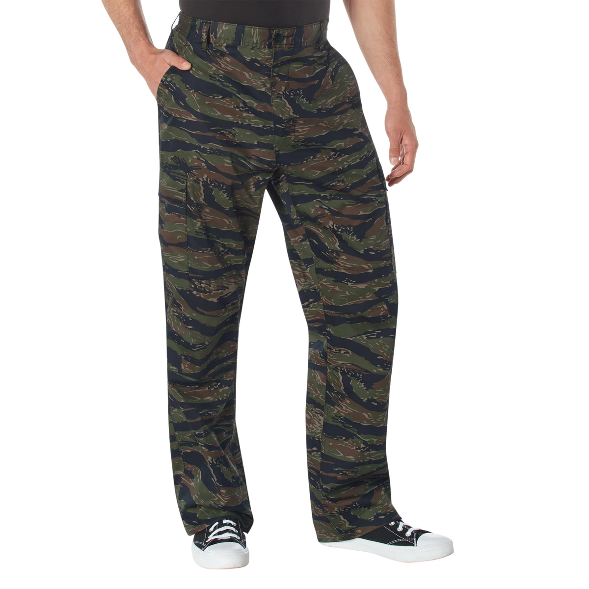 Relaxed Fit Zipper Fly BDU Pants