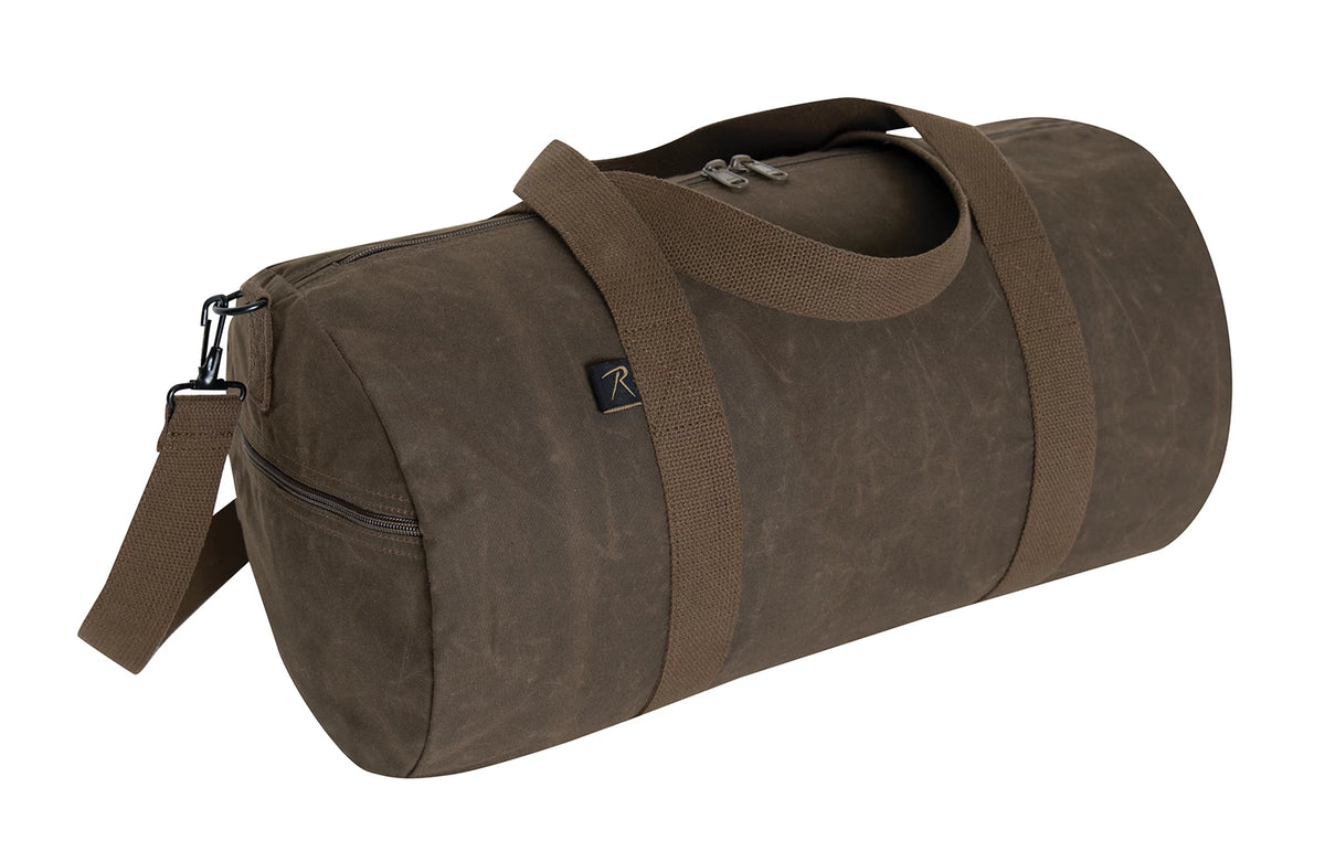 Waxed Canvas Shoulder Duffle Bag - 19 Inch – Rothco