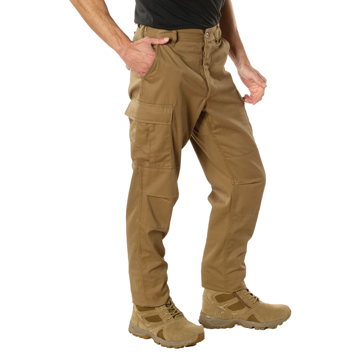 Relaxed Fit Zipper Fly BDU Pants