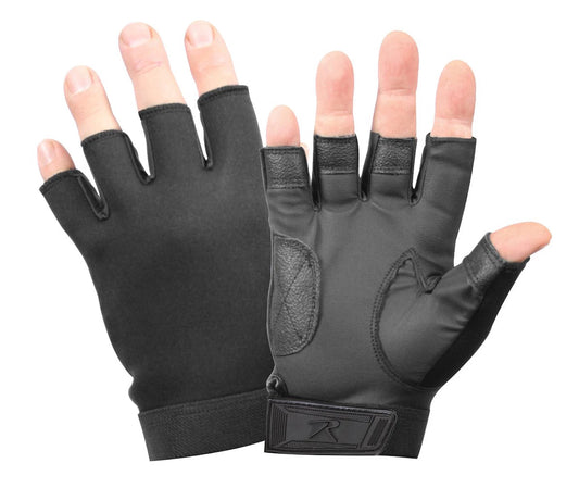 Fingerless Stretch Fabric Duty Gloves