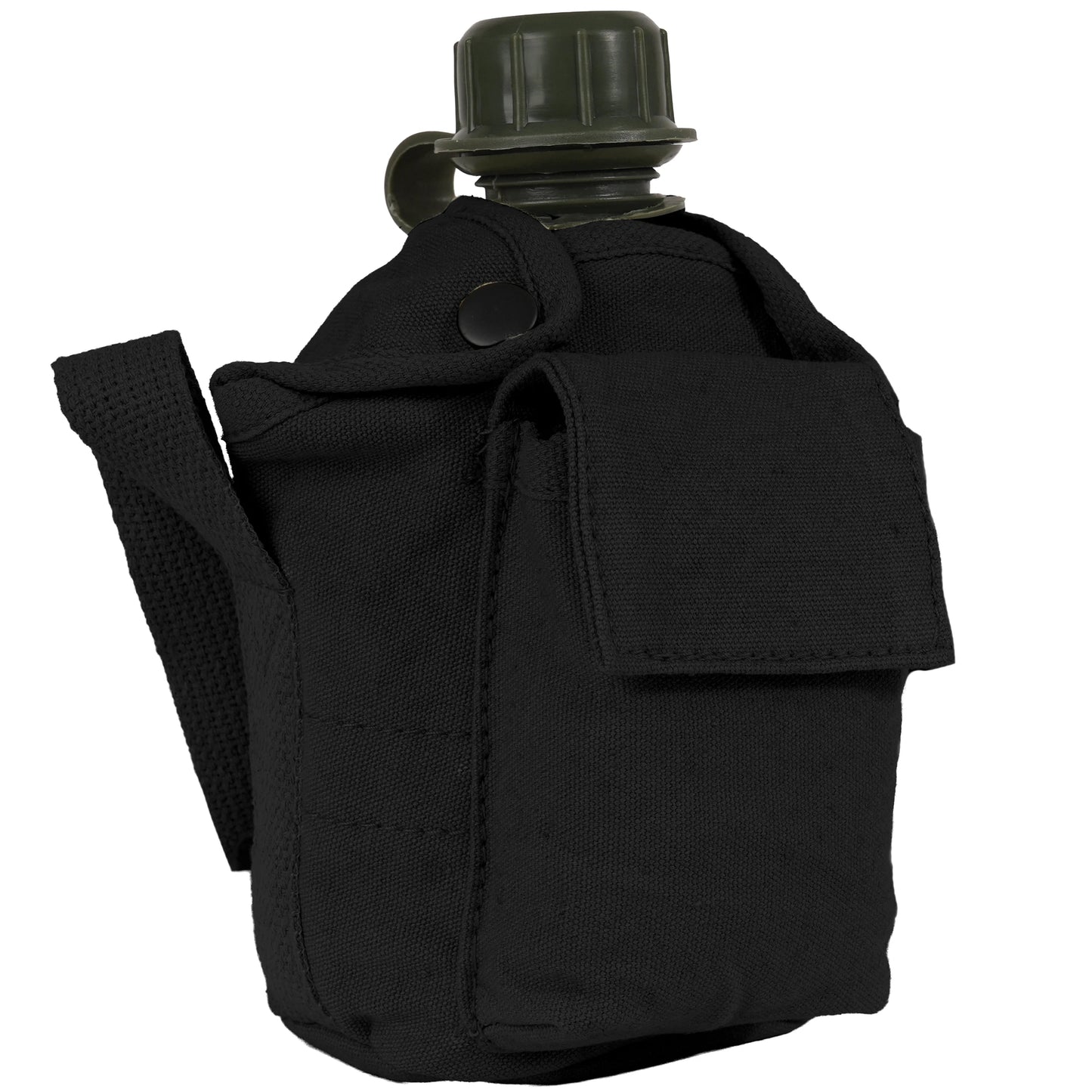 Vintage Canvas Carry-All Canteen Cover With Shoulder Strap
