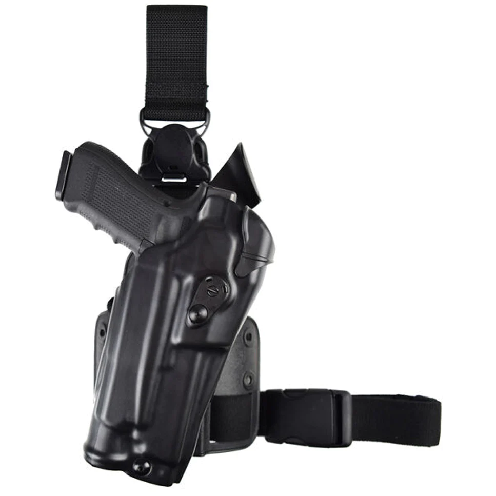 Model 6355RDS ALS Tactical Holster with Quick-Release Leg Strap for Sig Sauer P320 RX 9 w/ Light