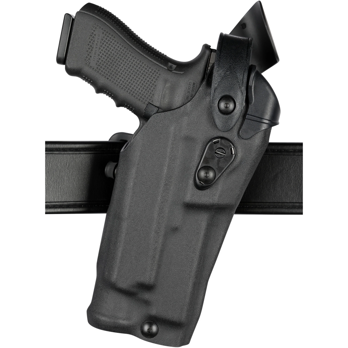 Model 6362RDS ALS/SLS Hi-Ride, Level III Retention Duty Holster for Glock 17 MOS w/ Light/Laser