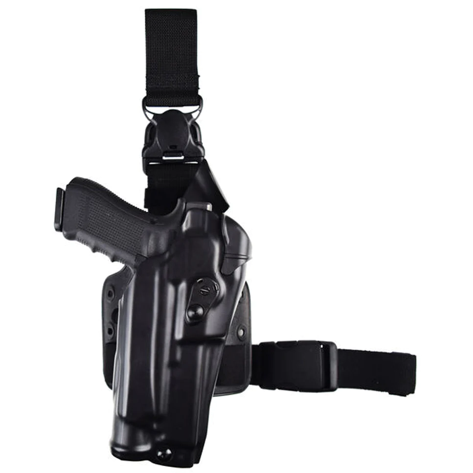 Model 6385RDS ALS OMV Tactical Holster w/ Quick Release Leg Strap for Sig Sauer P320 RX 9 w/ Light