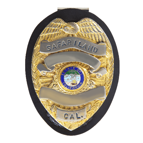 Model 7350-03 Badge Holder Teardrop, Clip-On