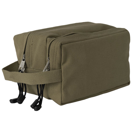 Canvas Dual Compartment Travel Kit