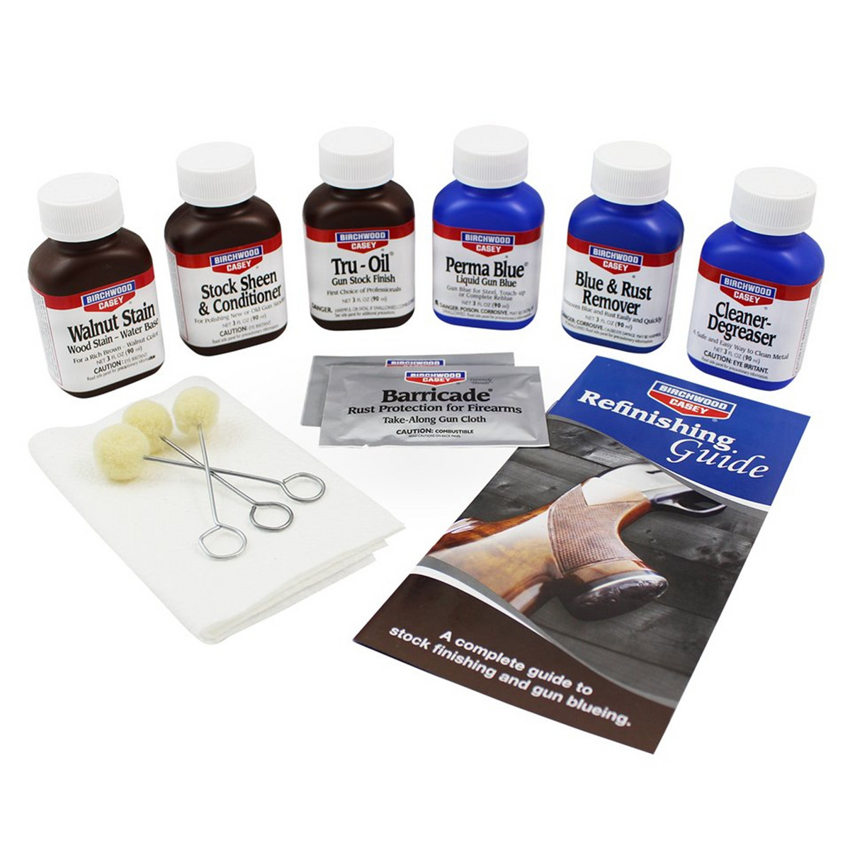 Deluxe Perma Blue Liquid Gun Blue & Tru-Oil Gun Stock Finish Kit