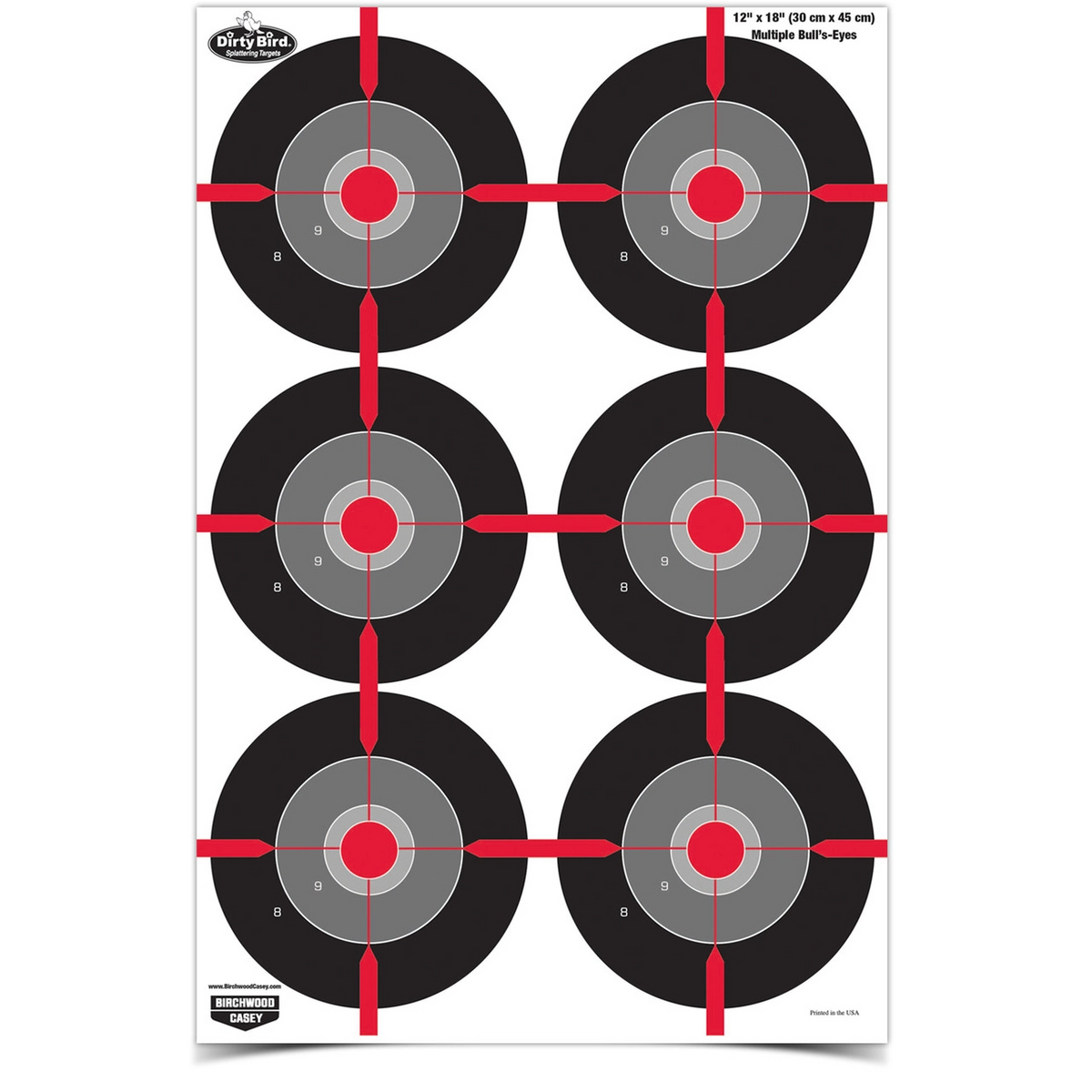 Dirty Bird 12 x 18 Multiple Bull's-Eye Target