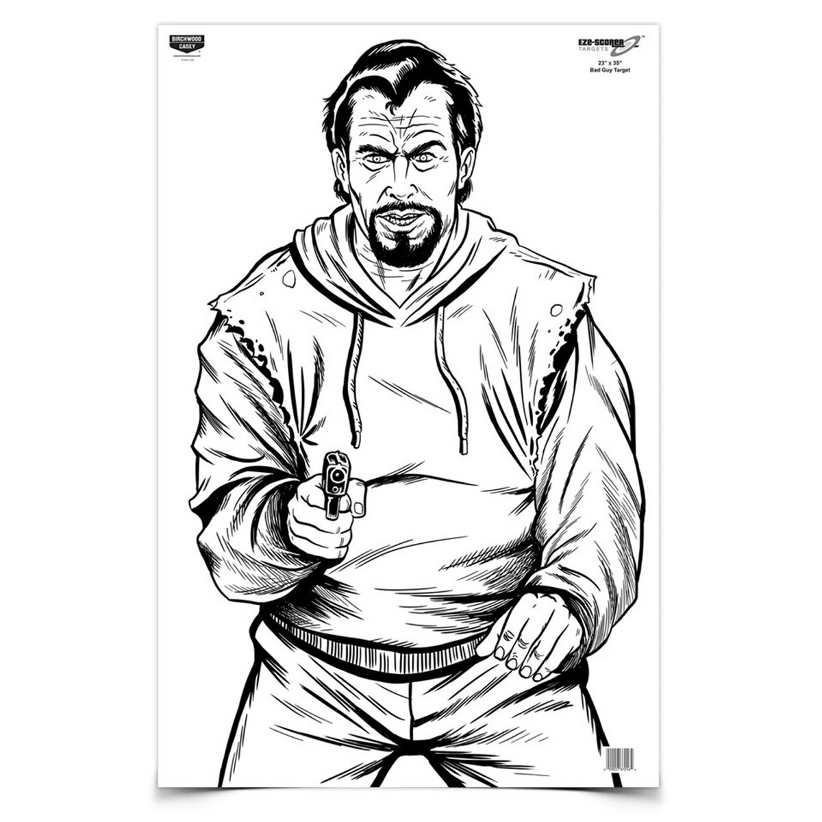 Eze-Scorer 23 x 35 BC Bad Guy Target
