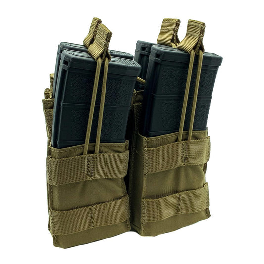 Shellback Tactical Double Stacker Open Top M4 Mag Pouch