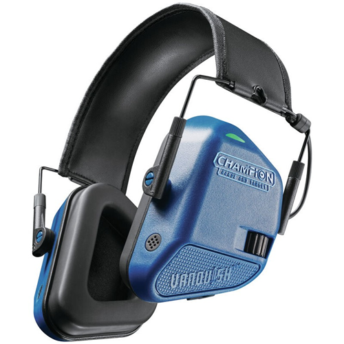 Champion Targets 40979 Vanquish Electronic Hearing Protection Earmuffs, Blue