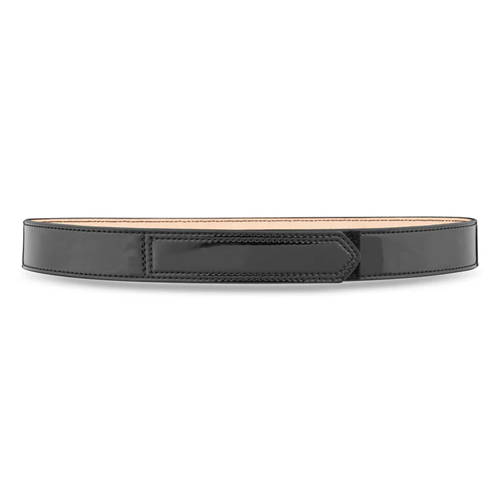 1-1/2"" High-Gloss Leather Hook & Loop Tip Garrison Belt