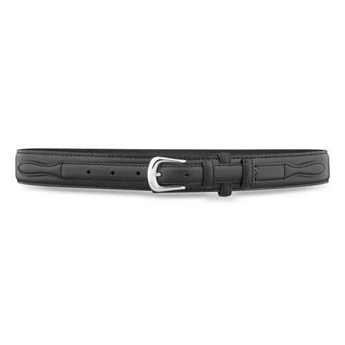 1-3/8"" Black Leather Career Ranger Belt