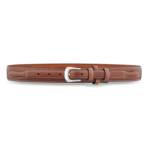 1-3/8"" Brown Leather Career Ranger Belt