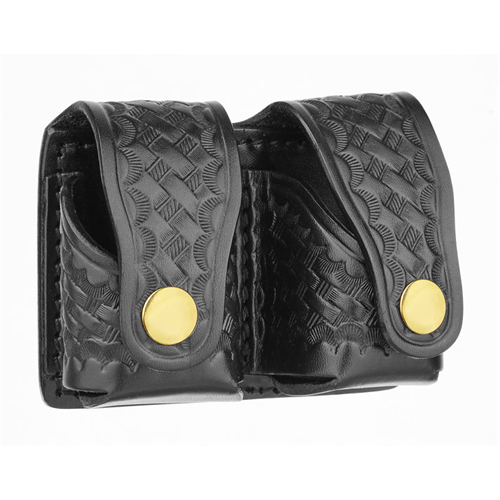 Basketweave Leather Revolver Speed Loader