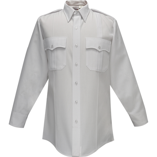 Deluxe Tropical Long Sleeve Shirt w/ Pleated Pockets