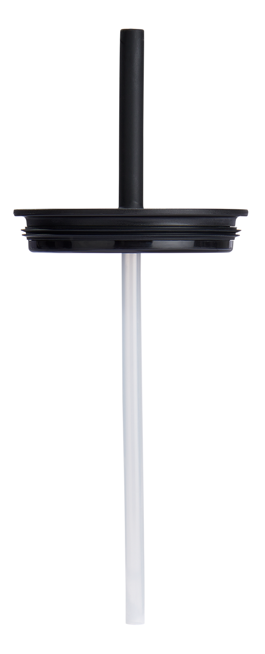 Press-In Straw Lid - Black