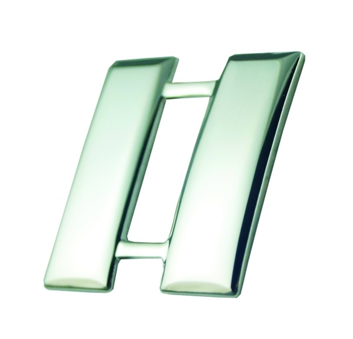Captain Smooth Pin, Regular 1"" High, Clutch Back - Pair
