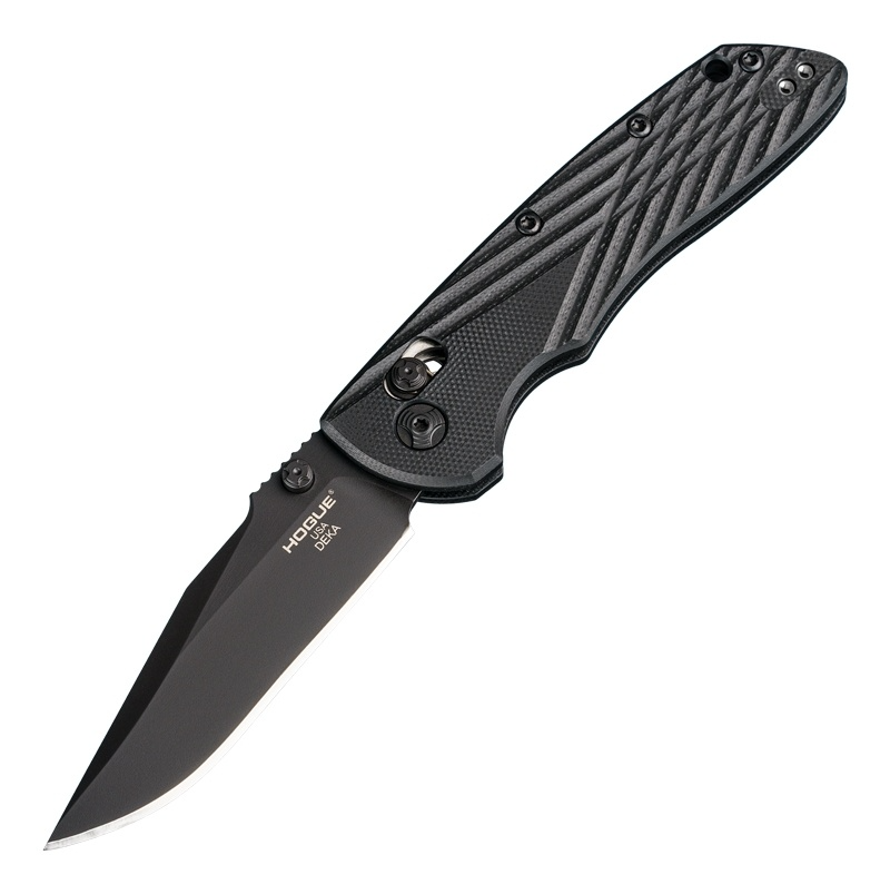 Deka Manual Folder - Solid Black G10 Frame