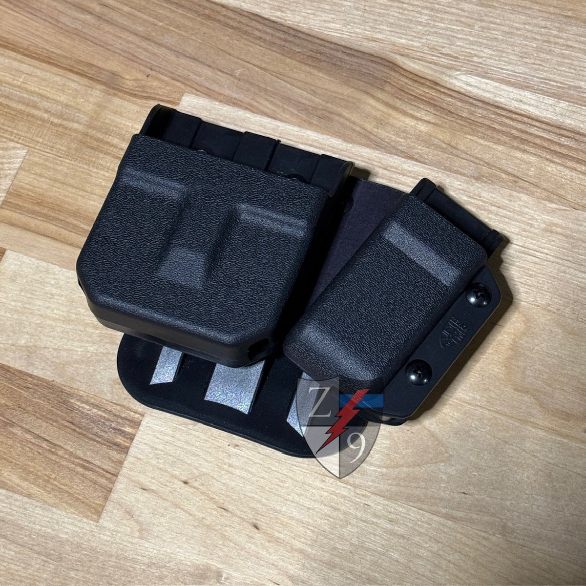 Zero9 Holsters 6001 Admin Style Combo Kit for Standard Handcuff/Single Pistol Magazine, Black