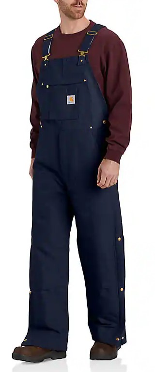 Carhartt Men's Firm Duck Insulated Bib Overalls