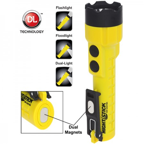 X-series Dual-light Flashlight W/dual Magnets