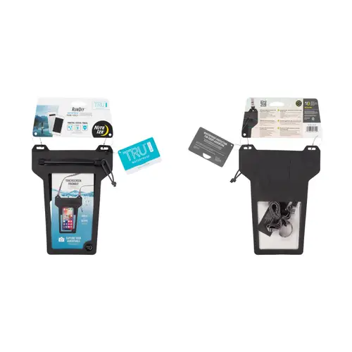 RunOff Waterproof Phone Pouch - Charcoal