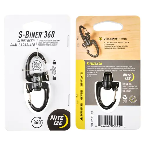 S-Biner 360 SlideLock Dual Carabiner