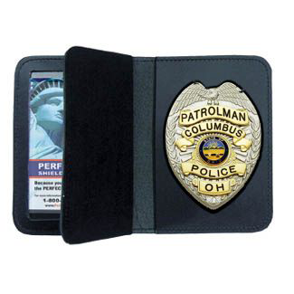 Duty Leather Book Style Case w/ Double ID - 3.63''x5.50''