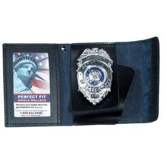 Non Recessed Badge & ID Case w/ Velcro Closure - 3.25''x4.25''