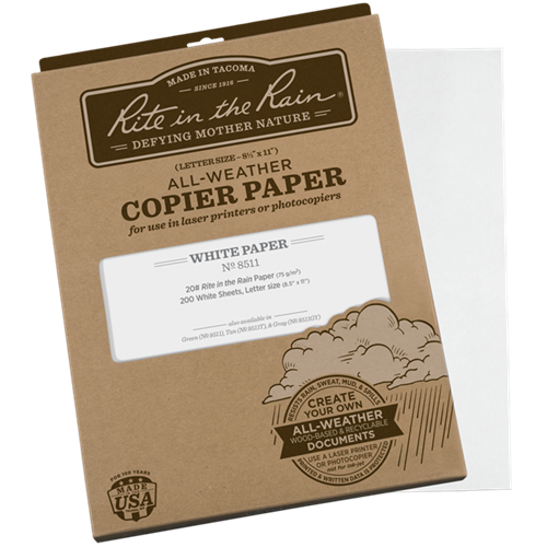 All-Weather Copier Paper (8.5'' x 11'')