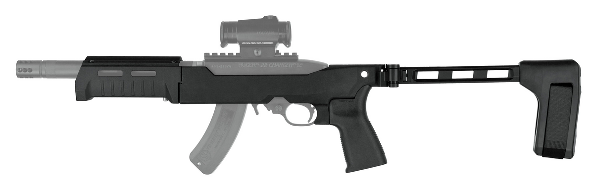 22 TAKEDOWN CHASSIS; BLACK; SB LOGO