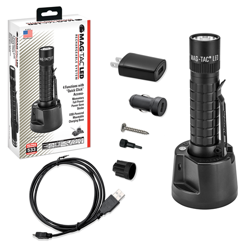 Mag-TAC LED Rechargeable Flashlight