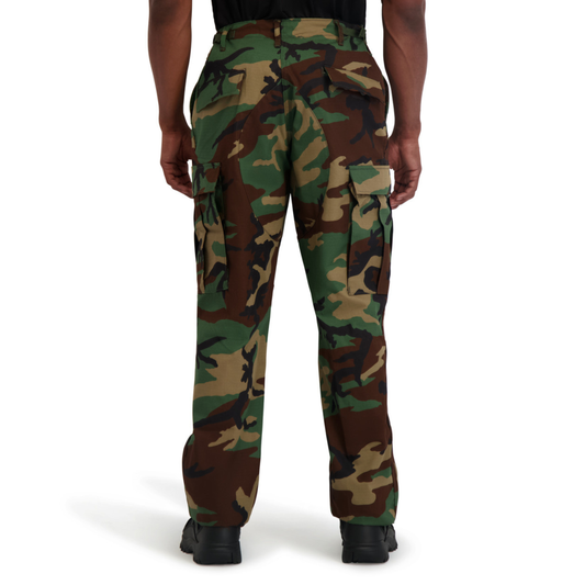 Propper Men's BDU Trouser Button Fly - 100% Cotton Ripstop - Woodland
