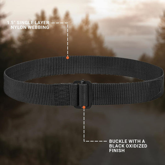 Propper Tactical Duty Belt with Metal Buckle - Black