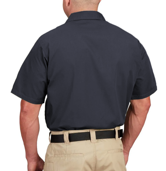 Propper Men's RevTac Stretch Tactical Short Sleeve Shirt - LAPD Navy