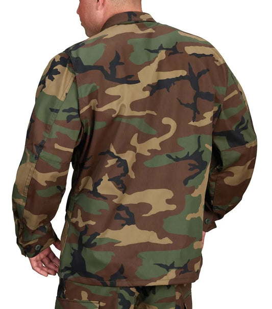 Propper Men's BDU Coat - 60/40 Twill - Woodland