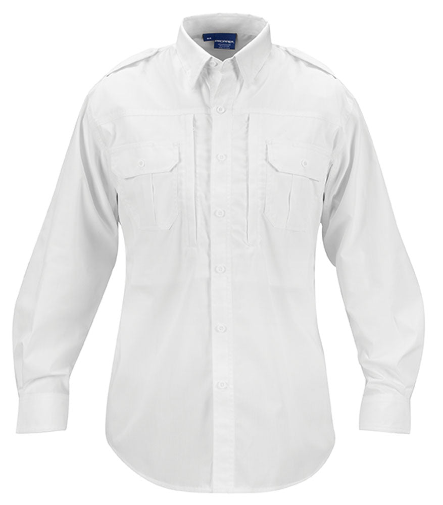 Propper® Men's Long Sleeve Tactical Shirt – Poplin White
