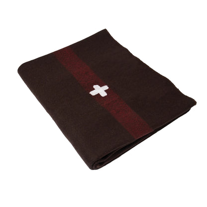 Swiss Wool Blanket With Cross