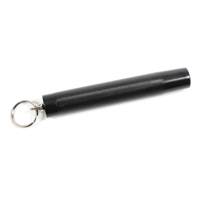 Expandable Baton With Keyring / Black - 12"