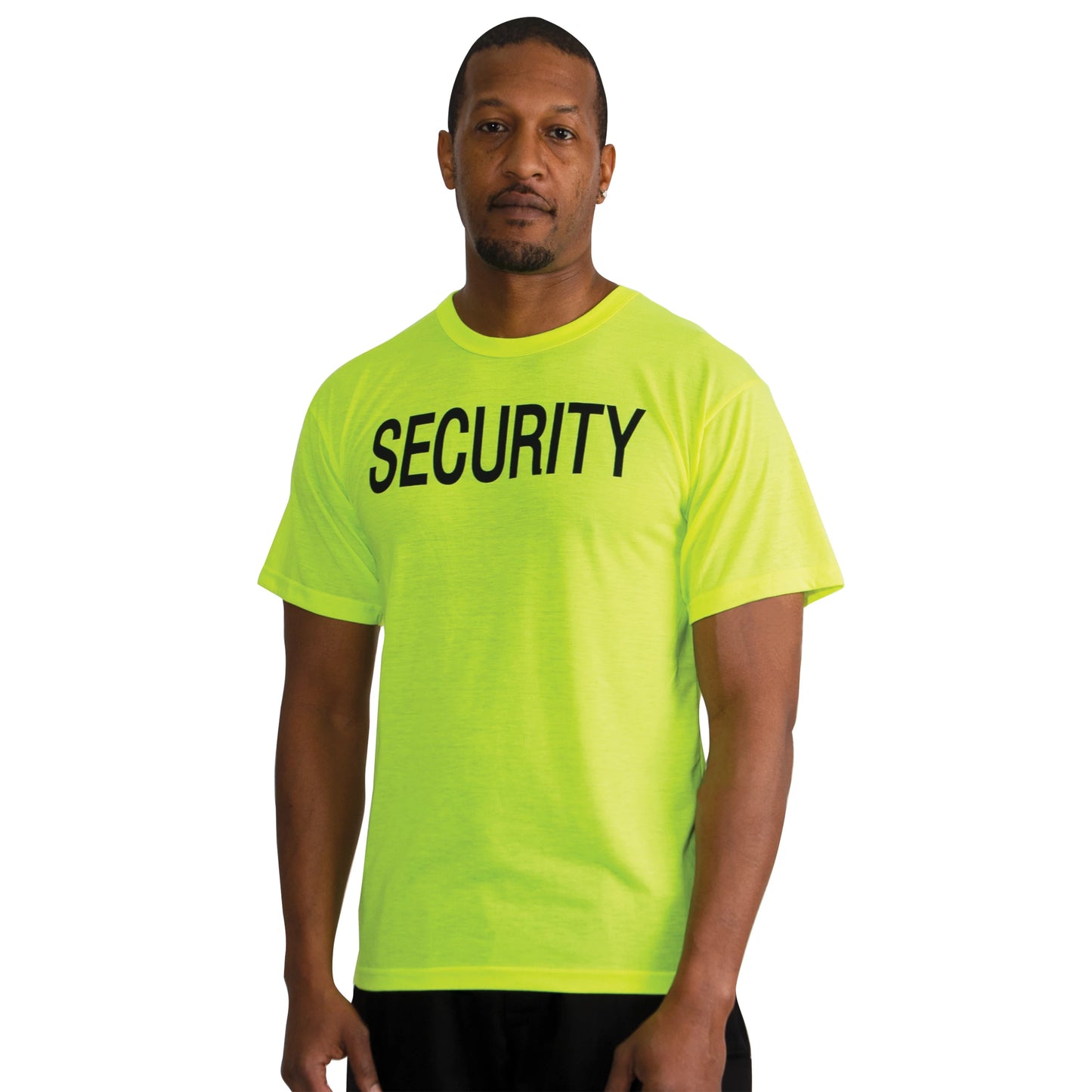 2-Sided Security T-Shirt - Safety Green