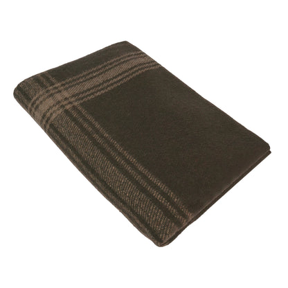 Striped Outdoor Wool Blanket