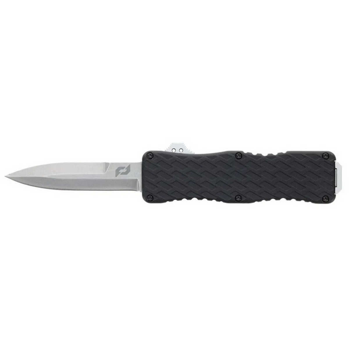 Schrade 1135967 Uproar Double Action OTF Out-the-Front Automatic Knife 3.00"" D2 Single Edge Dagger Blade, Aluminum Handle
