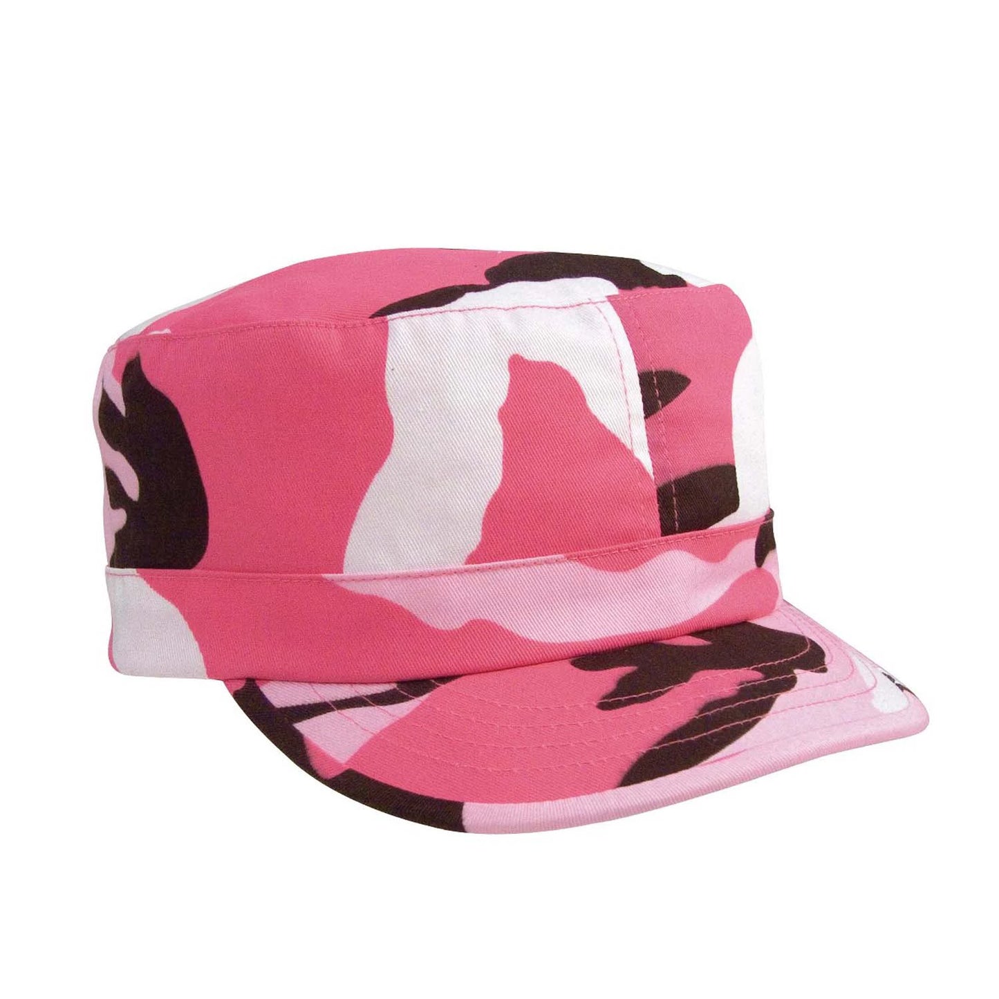 Women Adjustable Fatigue Cap - Pink Camo