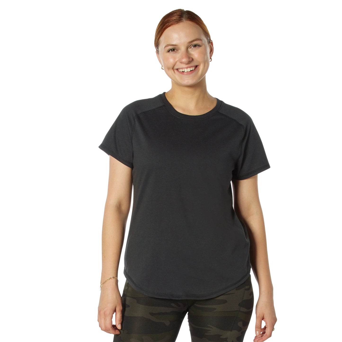 Womens Essential Moisture Wicking Raglan Sleeve T-Shirt