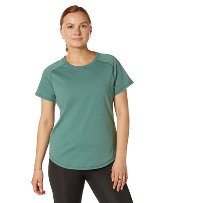 Womens Essential Moisture Wicking Raglan Sleeve T-Shirt
