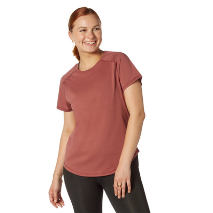 Womens Essential Moisture Wicking Raglan Sleeve T-Shirt