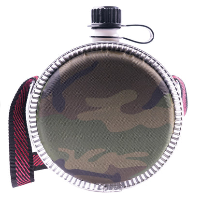 Woodland Camo Mini Desert Canteen