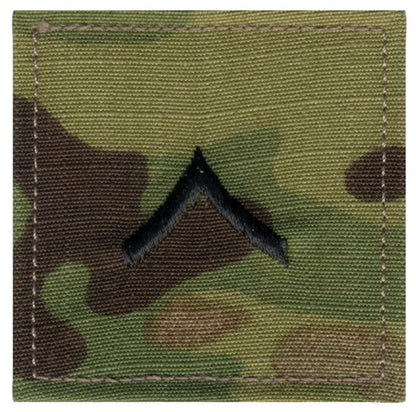 Official U.S. Made Embroidered Rank Insignia - Private