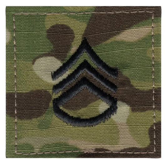Official U.S. Made Embroidered Rank Insignia Staff Sergeant Patch